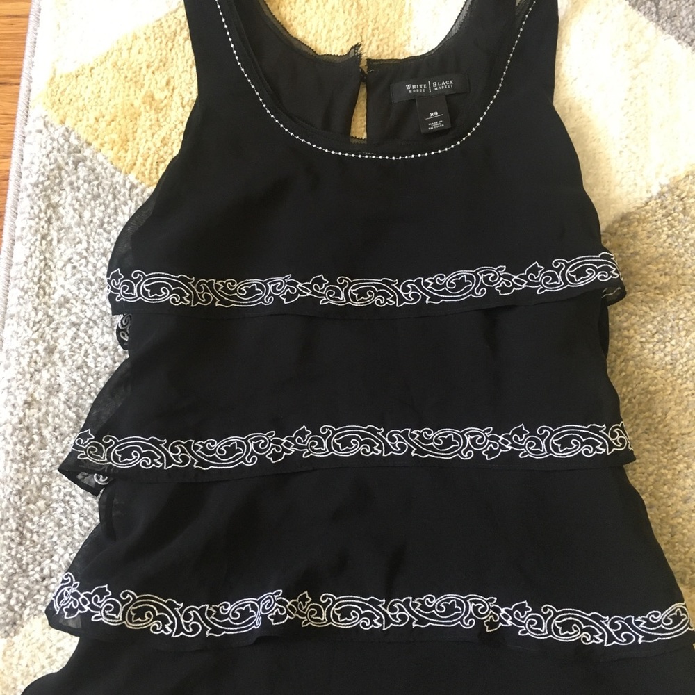 White House Black Market sleeveless blouse